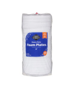 Platos de foam 6" First Street