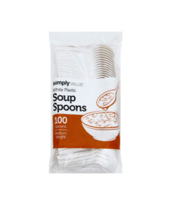 Cucharas de plástico para sopa Simply Value