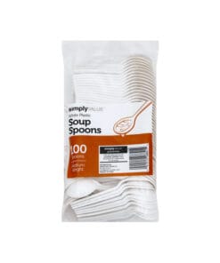 Alternative view of Cucharas de plástico para sopa Simply Value