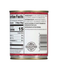 Alternative view of Aceituna negra rebanada First Street