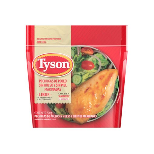 Medias pechugas sin hueso y sin piel Tyson