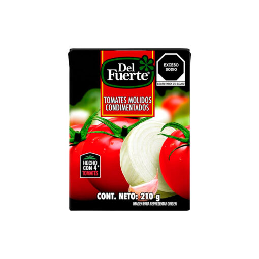 Puré de tomate condimentado Del Fuerte