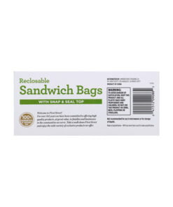 Alternative view of Bolsas para sandwich zip First Street