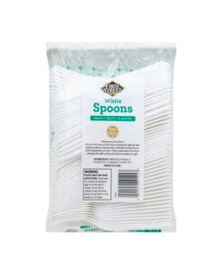 Alternative view of Cucharas de plástico blanco First Street