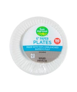 Plato de papel Sun Harvest 6 "
