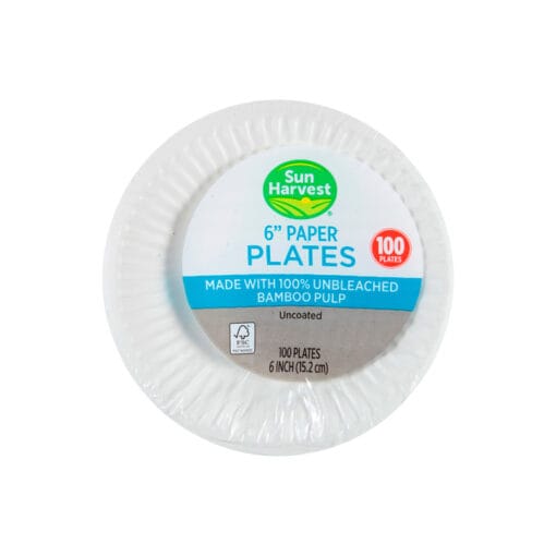 Plato de papel Sun Harvest 6 "