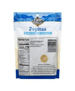 Alternative view of Pepita tostada con sal de mar First Street