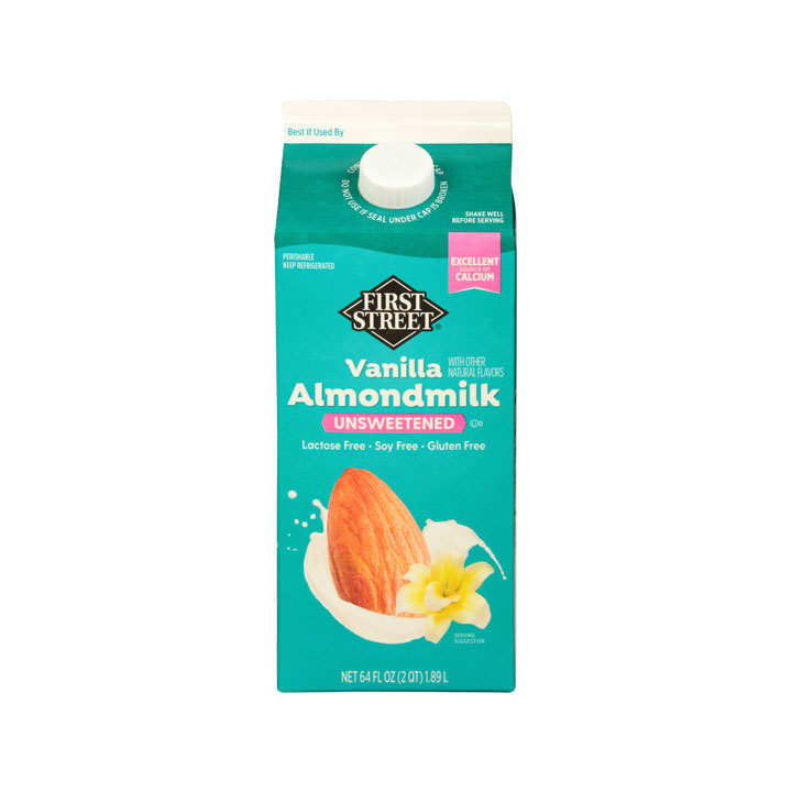Bebida a base de almendras sabor vainilla sin azúcar First Street