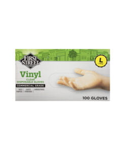 Guantes desechables vinilo First Street