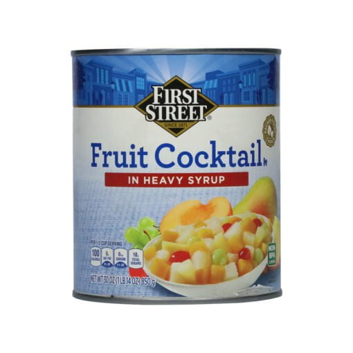 Coctel de frutas en almíbar First Street