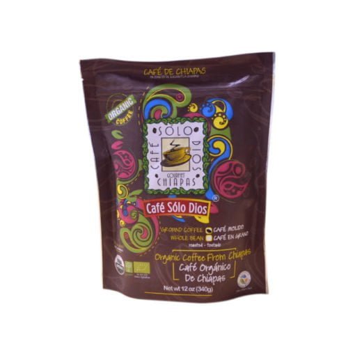 Café de chiapas orgánico Solo Dios 340 g