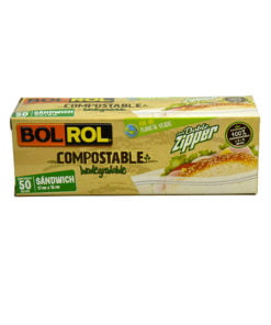 Bolsas para sándwich con zipper biodegradables Bol Rol