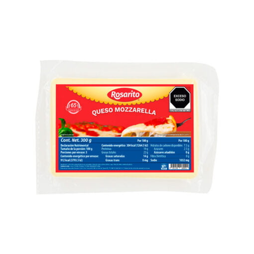 Queso mozzarella Rosarito