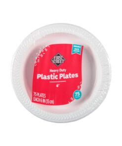Plato de plástico 6" First street