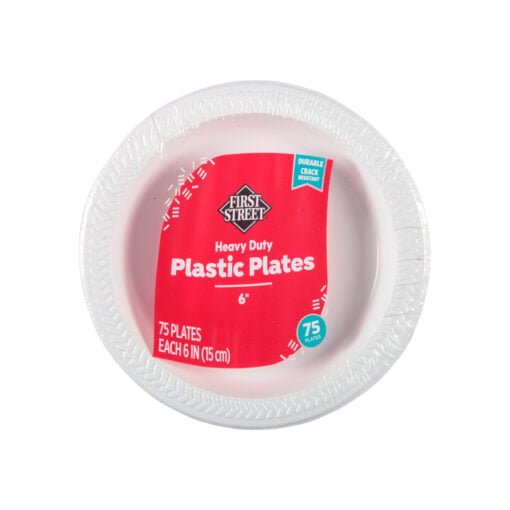 Plato de plástico 6" First street