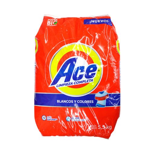 Detergente regular Ace (5.5 kg)