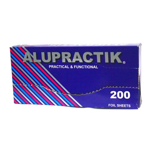 Papel aluminio Alupractik en hojas (200 pz)
