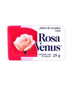 Jabón para tocador blanco Rosa Venus