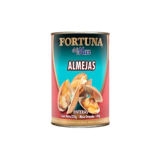 Almejas enteras Fortuna del Mar
