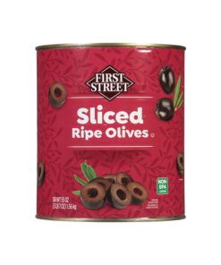 Aceituna negra rebanada First Street (1.56 kg)
