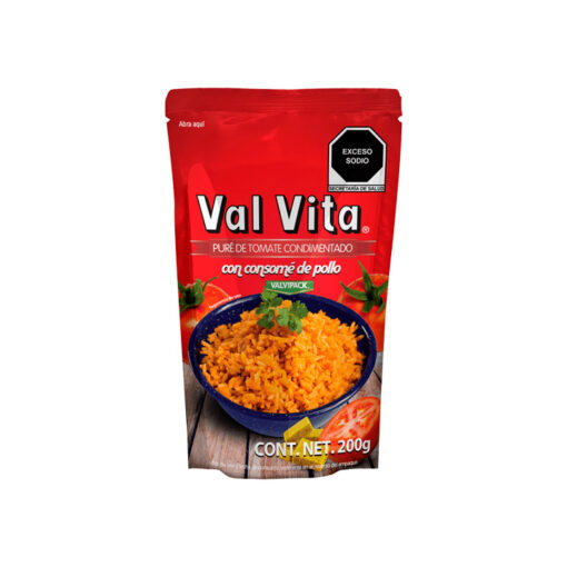 Puré de tomate para caldo de pollo Val Vita