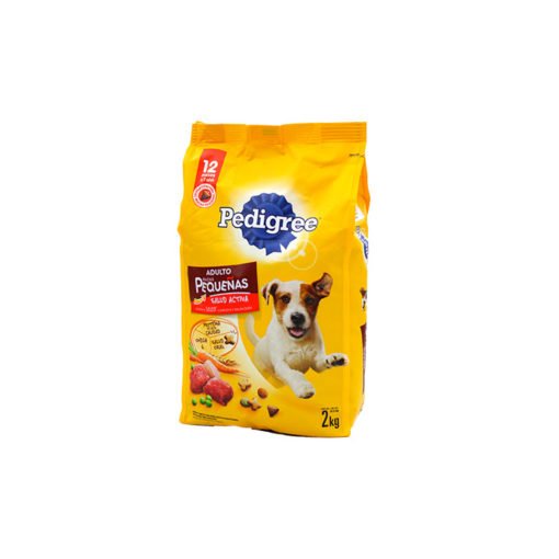 Alimento para perros razas pequeñas sabor pollo y arroz Pedigree (2 kg)
