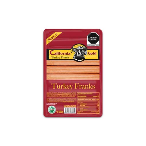 Salchicha de pavo California Gold
