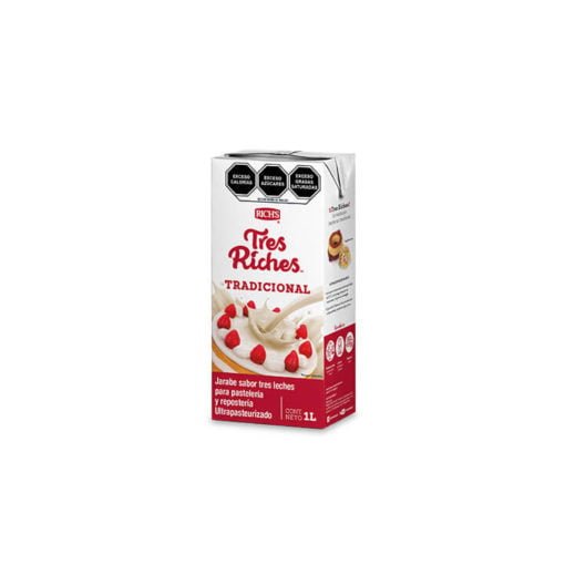 Jarabe tres riches tradicional ultrapasteurizado Rich's