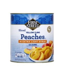 Durazno rebanado en almíbar ligero First Street