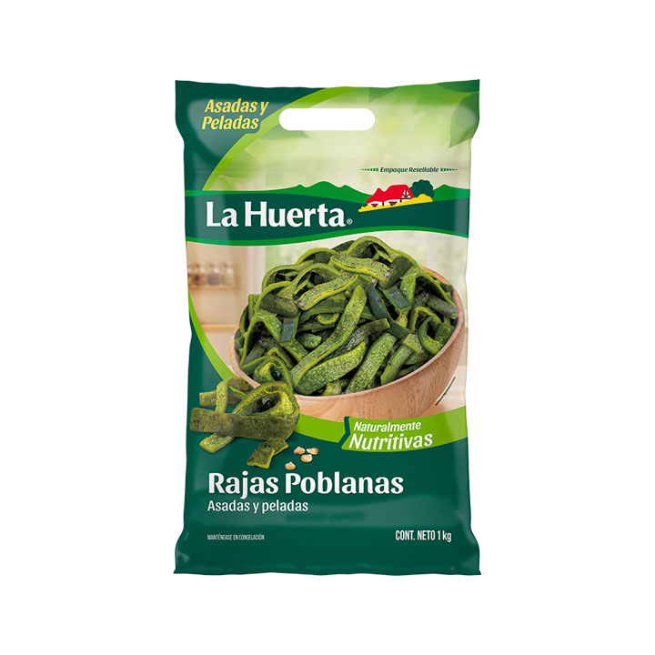 Chile en rajas Poblanas La Huerta