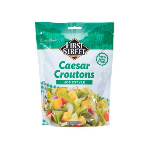 Crutones sazonados sabor Caesar First Street