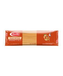Pasta spaguetti de trigo entero no.3 Barilla