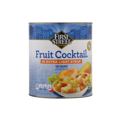 Cóctel de frutas en almíbar ligero First Street (3.01 kg)