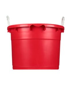 Alternative view of Cubeta roja con asas First Street