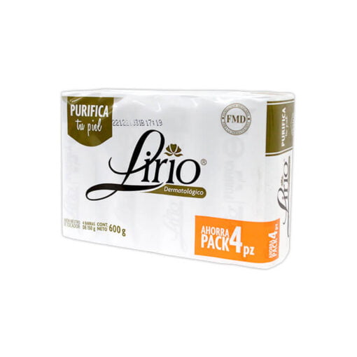 Jabón para tocador dermatológico Lirio