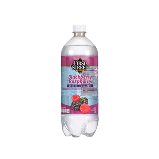 Agua mineral sabor frambuesa-mora First Street