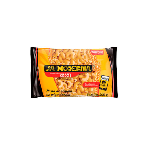 Pasta de codo 3 La Moderna