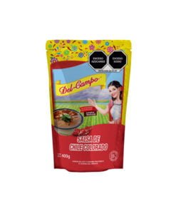 Salsa de chile colorado en sobre Del campo