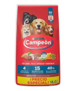 Alimento para perro adulto Campeón (18 kg)