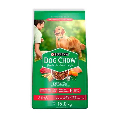 Alimento para perro adulto Dog Chow (15 kg)