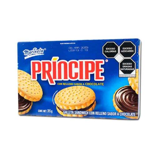 Galleta sabor chocolate Principe
