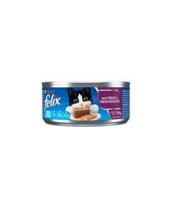 Alimento humedo en lata para gato sabor pavo Felix