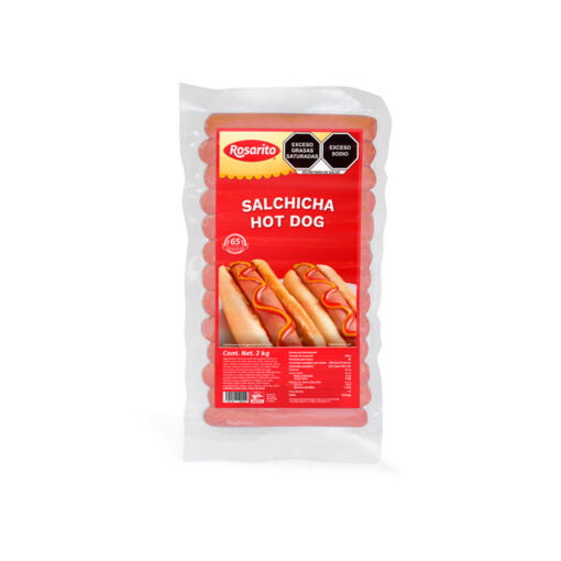 Salchicha para hot dog Rosarito (2 kg)