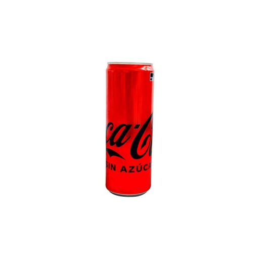 Soda sin azúcar Coca Cola en lata (355 ml)
