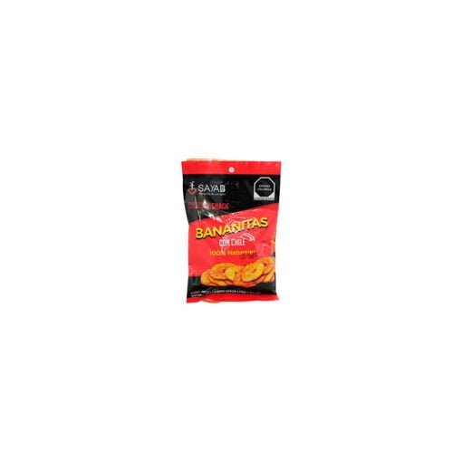 Botana natural bananitas con chile Sayab