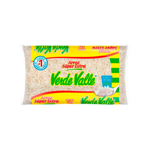 Arroz súper extra Verde Valle (2 kg)