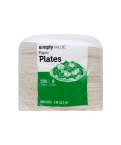 Alternative view of Platos de papel 9" Simply Value (500 pz)