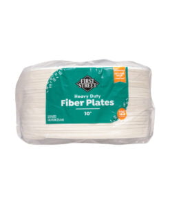 Platos de papel resistentes First Street (125 pz)
