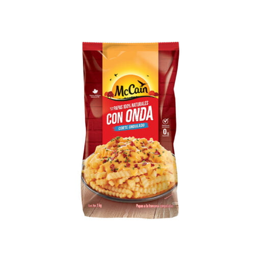 Papas onduladas congeladas Mccain
