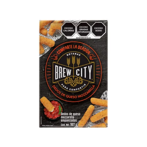 Dedos de queso mozzarella Brew City
